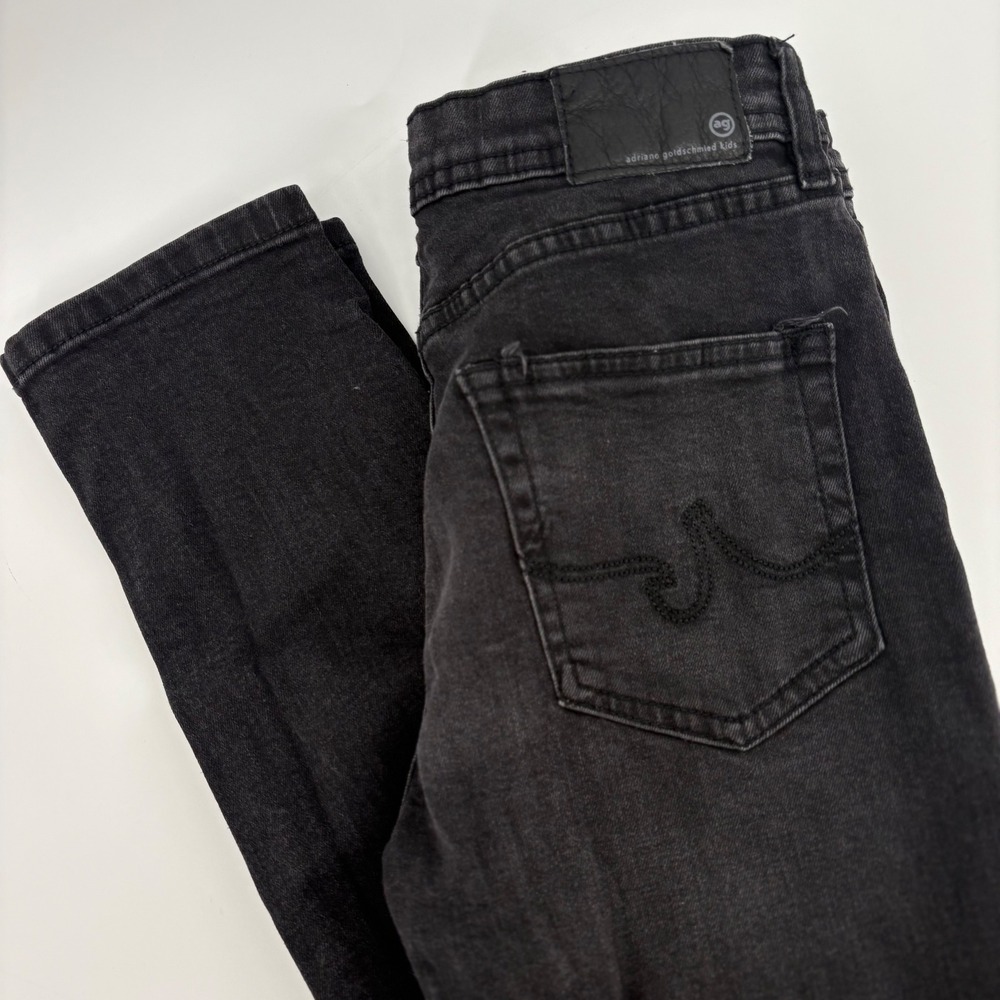 AG Kids The‎ Kingston Slim Skinny Black Jeans Boy Size 16